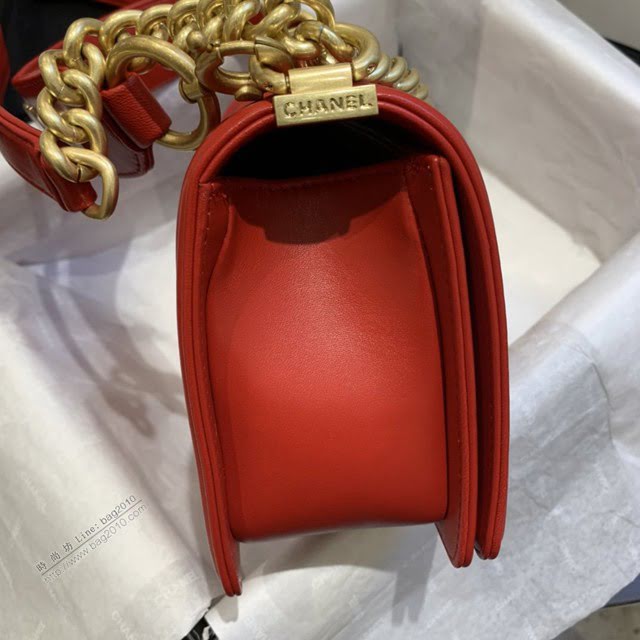 Chanel女包 67086# Chanel2020年新款羊皮包 手提金屬LoGo Chanel鏈條單肩斜挎中號包  djc3992